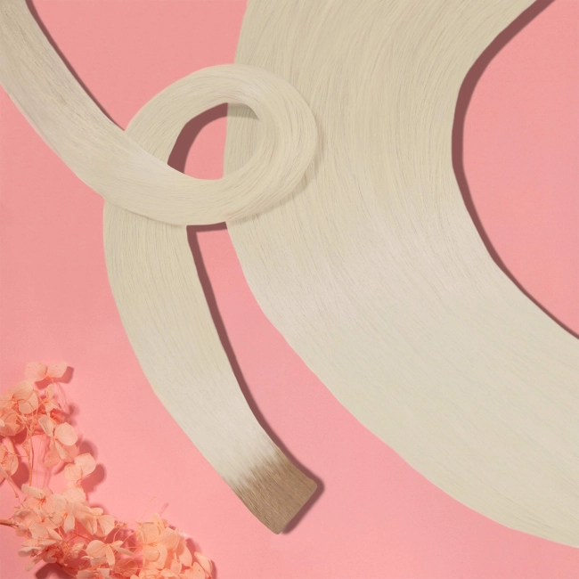 Włosy naturalne doczepiane Seria MAGIC Invisible Tape On 40cm - Kolor Ombre #12/#1001