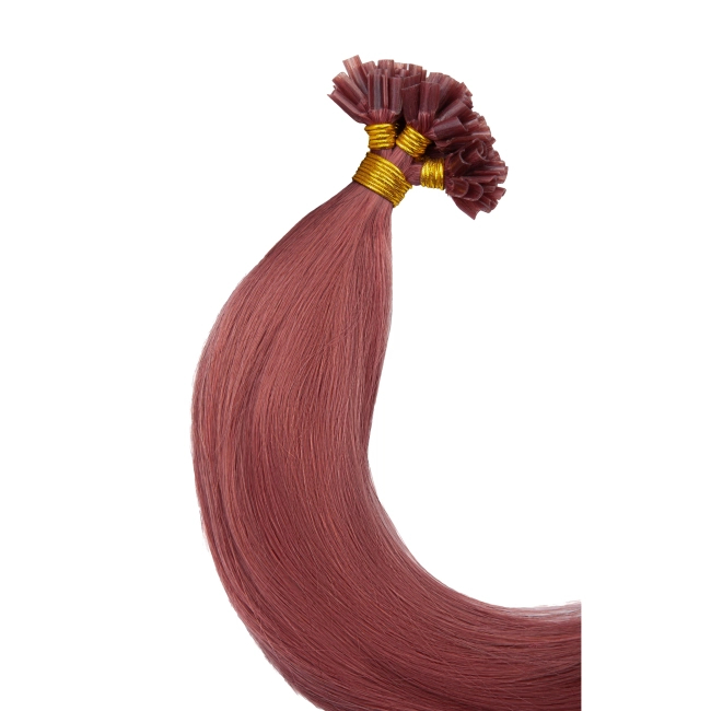 Włosy naturalne doczepiane na keratynę 40cm 0,6g 20 sztuk  - kolor #33