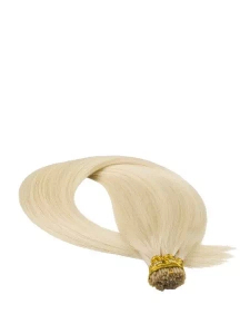 Włosy naturalne doczepiane na ringi 50cm 0,8g - kolor #60