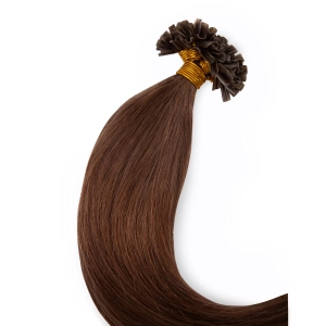 Włosy naturalne doczepiane na keratynę 50cm 0,5g 20 sztuk - kolor #6