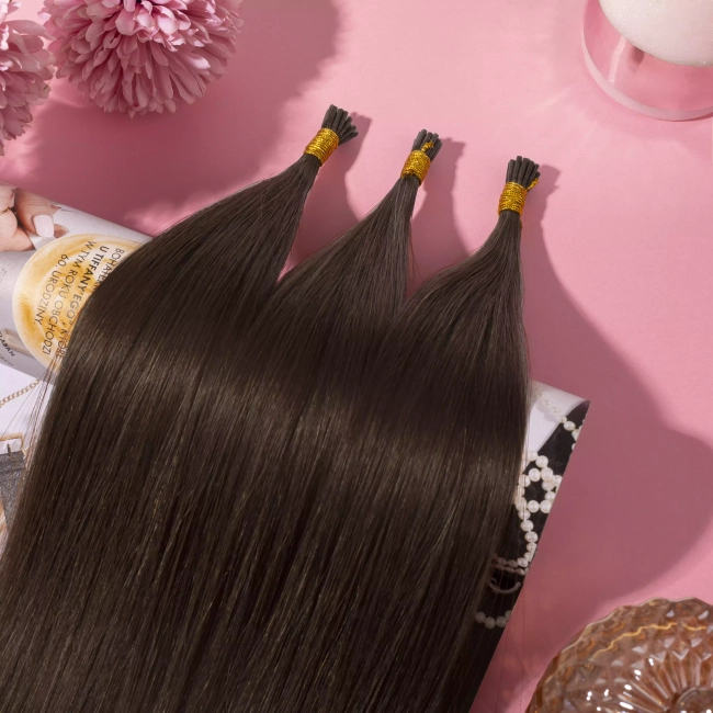 Włosy naturalne doczepiane Seria MAGIC Ringi 50cm 0,8g 20szt - Kolor #4