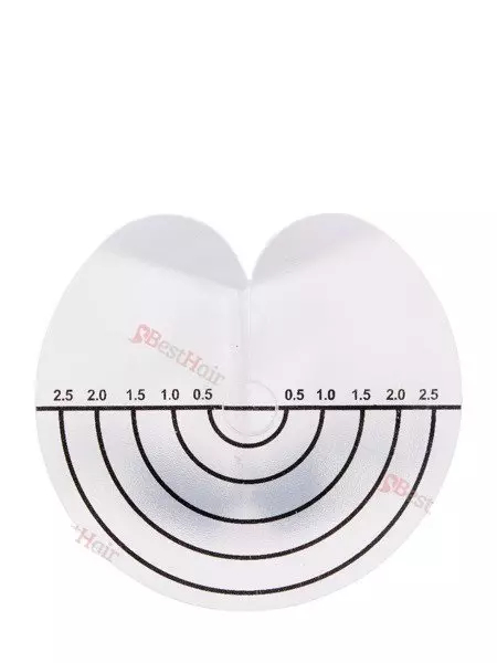 Szablon okrągły do przedłużania włosów