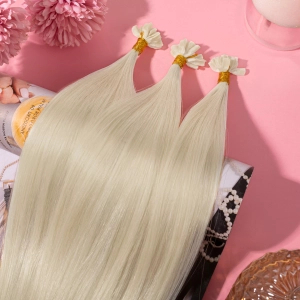 Włosy naturalne doczepiane Seria MAGIC Mini Bondes Flat 30cm 0,5g 20szt - Kolor #1001