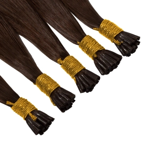 Włosy naturalne doczepiane Seria MAGIC Ringi 50cm 0,8g 20szt - Kolor #4