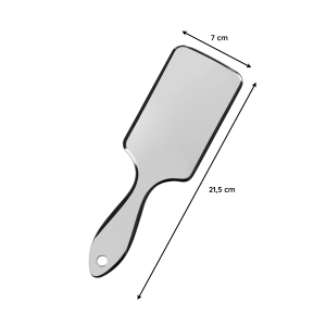Szczotka BestHair połysk srebrna + etui
