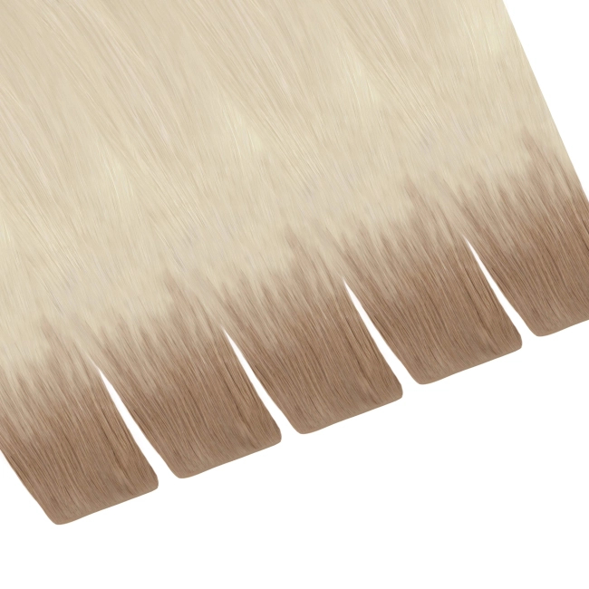 Włosy naturalne doczepiane Seria MAGIC Invisible Tape On 40cm - Kolor Ombre #12/#1001