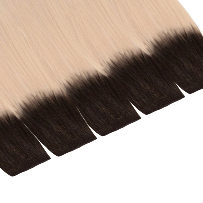 Włosy naturalne doczepiane Seria MAGIC Invisible Tape On 60cm - Kolor Ombre #2/#18A