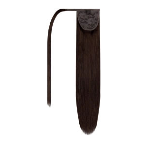 Włosy naturalne doczepiane Seria MAGIC Kucyk Kitka 50cm 100 gram - Kolor #2 Brąz