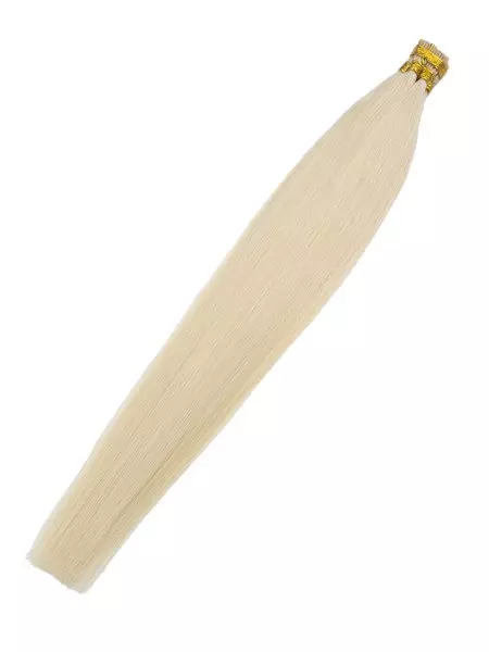 Włosy naturalne doczepiane na ringi 40cm 0,6g - kolor #60