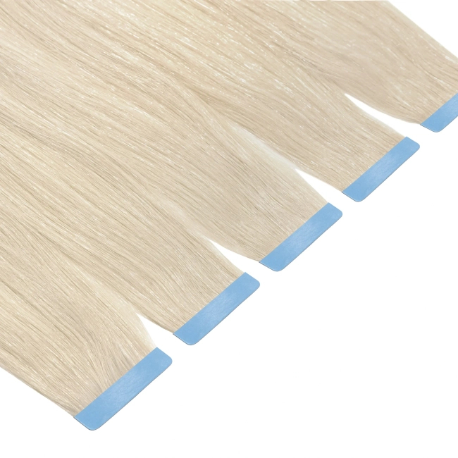 Włosy naturalne doczepiane Seria MAGIC Tape On Kanapki 50cm - Kolor #1001