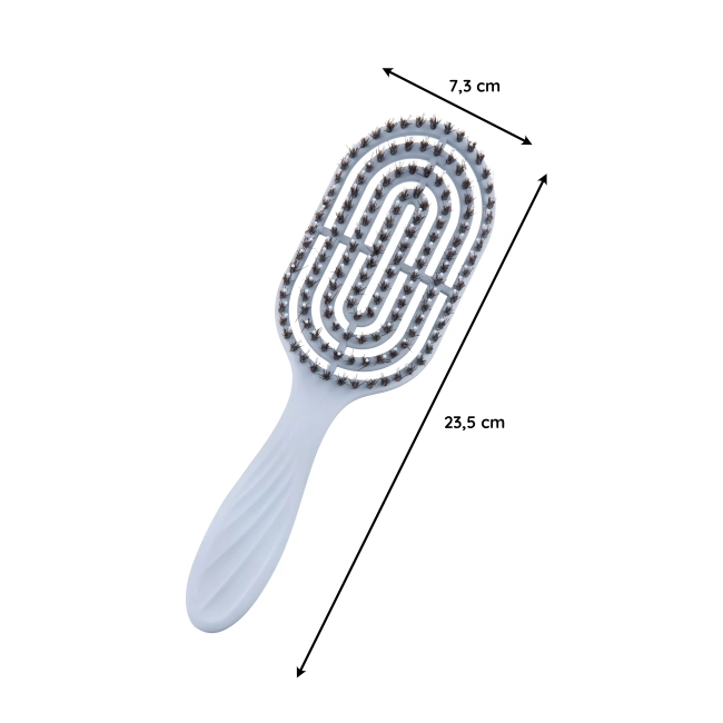 Szczotka BestHair pastelowa niebieska + etui