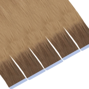 Włosy naturalne doczepiane Seria MAGIC Tape On Kanapki 60cm - Kolor Ombre #7/#12