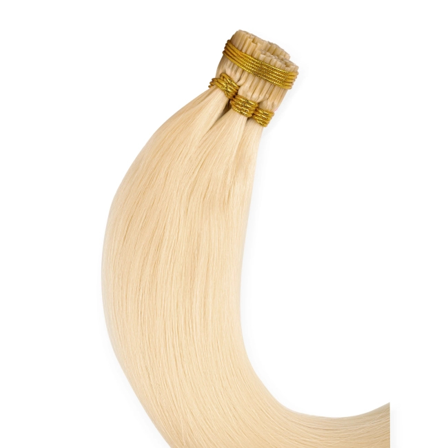 Włosy naturalne doczepiane na ringi 60cm 0,8g - kolor #613