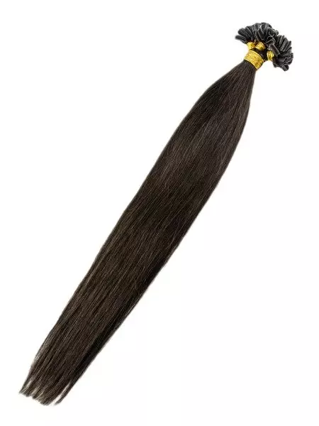 Włosy naturalne doczepiane na keratynę 50cm 0,8g 20 sztuk - kolor #2