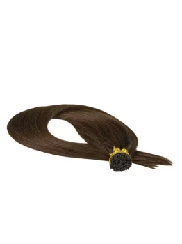 Włosy naturalne doczepiane na ringi 60cm 0,8g - kolor #4