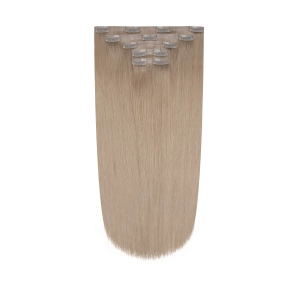 Włosy naturalne doczepiane Seria MAGIC Bezszwowe Ukryte Clip In 50cm 120 gram - Kolor #18 Beżowy Blond
