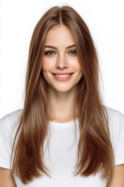 Włosy naturalne doczepiane Clip In 60cm 60 gram - kolor #12