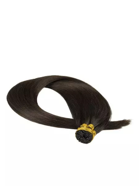 Włosy naturalne doczepiane na ringi 50cm 0,8g - kolor #2