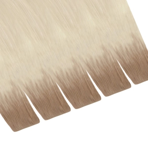 Włosy naturalne doczepiane Seria MAGIC Invisible Tape On 50cm - Kolor Ombre #12/#1001