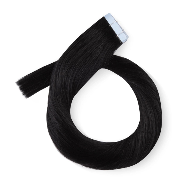 Włosy naturalne doczepiane Tape On 40cm - kolor #1