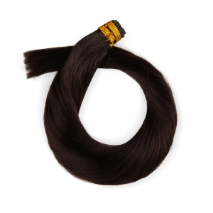 Włosy naturalne doczepiane na ringi 40cm 0,6g - kolor #1B