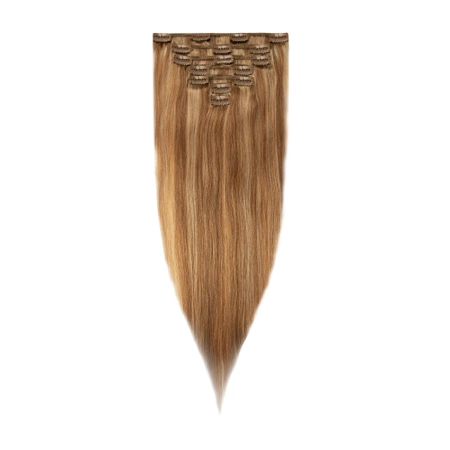 Włosy naturalne doczepiane Clip In 60cm 140 gram - kolor #20/14 Baleyage