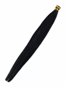 Włosy naturalne doczepiane na ringi 50cm 0,5g - kolor #1