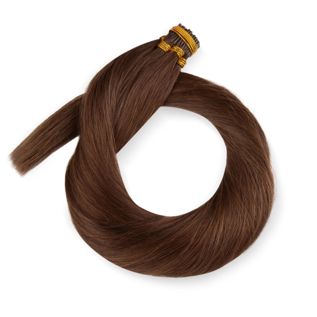 Włosy naturalne doczepiane na ringi 50cm 0,5g - kolor #4