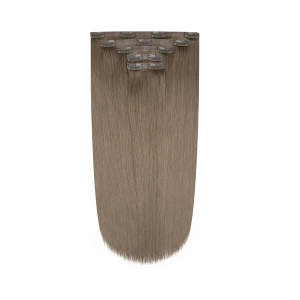 Włosy naturalne doczepiane Seria MAGIC Bezszwowe Ukryte Clip In 50cm 120 gram - Kolor #8 Kawa