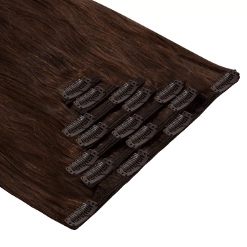 Włosy naturalne doczepiane Clip In 50cm 100 gram - kolor #4