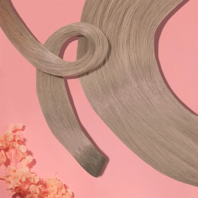 Włosy naturalne doczepiane Seria MAGIC Invisible Tape On 40cm - Kolor Ombre #8/#18