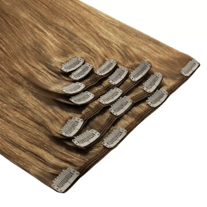 Włosy naturalne doczepiane Clip In 50cm 140 gram - kolor #12