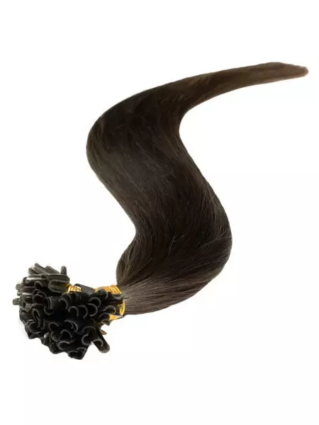 Włosy naturalne doczepiane na keratynę 40cm 0,6g 20 sztuk  - kolor #2