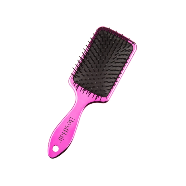 Szczotka BestHair połysk różowa + etui