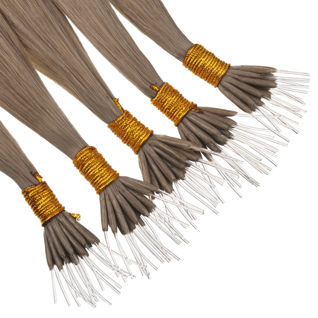 Włosy naturalne doczepiane Seria MAGIC Nanoringi Light 50cm 0,8g 20szt - Kolor #10