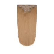 Włosy naturalne doczepiane Seria MAGIC Bezszwowe Ukryte Clip In 40cm 90 gram - Kolor #12 Chłodny Brąz