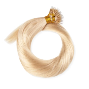 Włosy naturalne doczepiane na nano ringi 40cm 0,6g 20 sztuk  - kolor #60