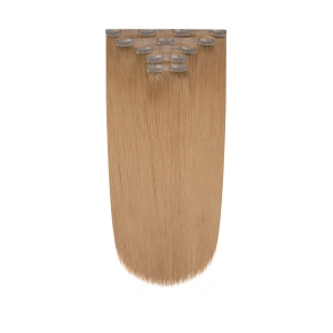 Włosy naturalne doczepiane Seria MAGIC Bezszwowe Ukryte Clip In 50cm 120 gram - Kolor #12 Chłodny Brąz