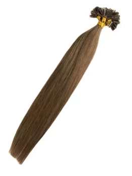 Włosy naturalne doczepiane na keratynę 40cm 0,6g 20 sztuk  - kolor #4