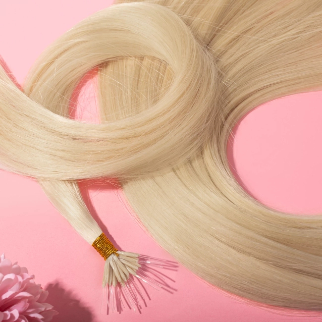 Włosy naturalne doczepiane Seria MAGIC Nanoringi Light 50cm 0,8g 20szt - Kolor #26