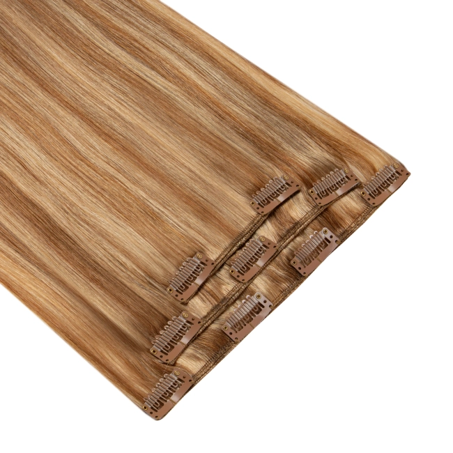 Włosy naturalne doczepiane Clip In 50cm 60 gram - kolor #20/14 Baleyage