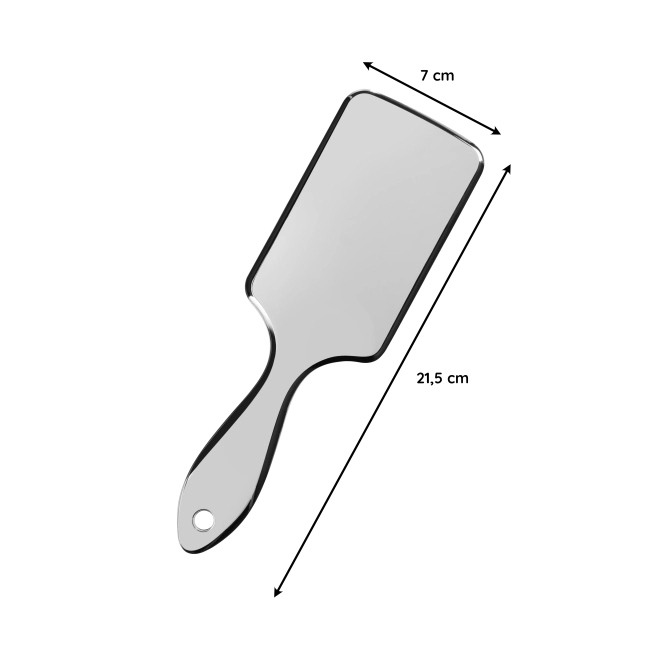 Szczotka BestHair połysk srebrna + etui