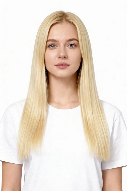 Włosy naturalne doczepiane na ringi 60cm 0,8g - kolor #613