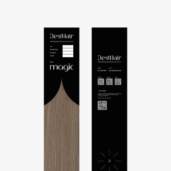 Włosy naturalne doczepiane Seria MAGIC Mini Bondes Flat 50cm 0,8g 20szt - Kolor #10