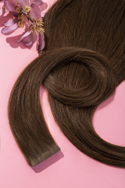 Włosy naturalne doczepiane Seria MAGIC Invisible Tape On 40cm - Kolor #6