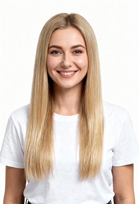 Włosy naturalne doczepiane Kucyk Kitka 50cm 80 gram - kolor #18/22 Baleyage