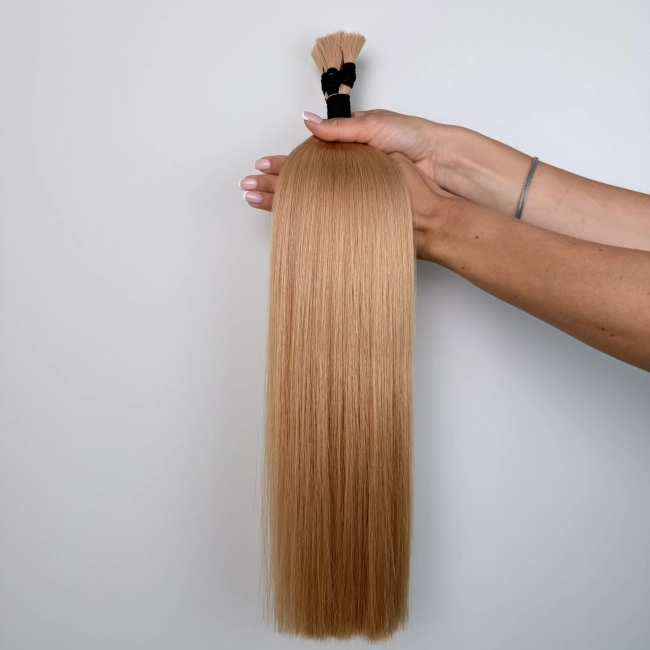 Włosy naturalne doczepiane Seria MAGIC Surowa kitka 40cm 25g - Kolor #16 Ciemny Blond