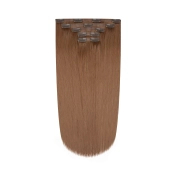 Włosy naturalne doczepiane Seria MAGIC Bezszwowe Ukryte Clip In 50cm 120 gram - Kolor #7A Czekolada
