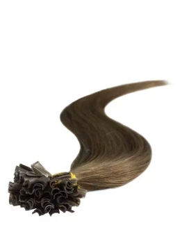 Włosy naturalne doczepiane na keratynę 50cm 0,8g 20 sztuk - kolor #6