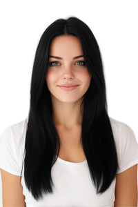 Włosy naturalne doczepiane Tape On 50cm - kolor #1